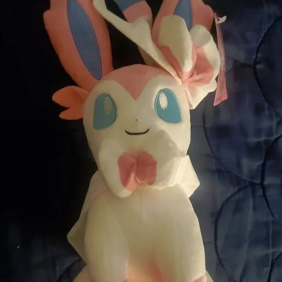 Pokemon Sylveon Plush Soft Stuffed Doll Toys Cute Collectible Kids Toy